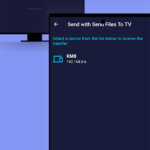 تطبيق Send files to TV